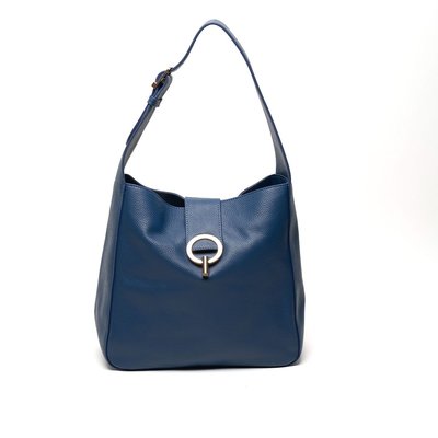 Madison Leather Handbag - Royal Blue