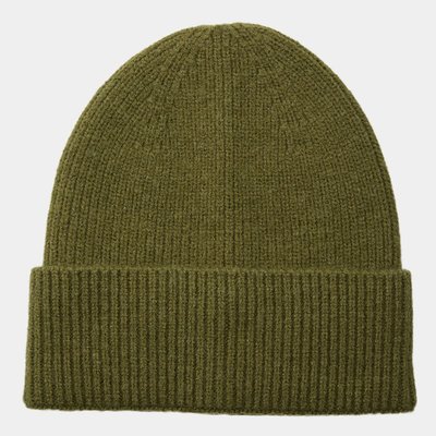 Cashmere Beanie - Moss Green