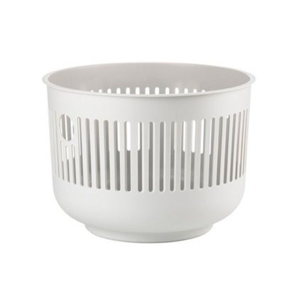 UME Small Laundry Basket with Lid - Soft Grey