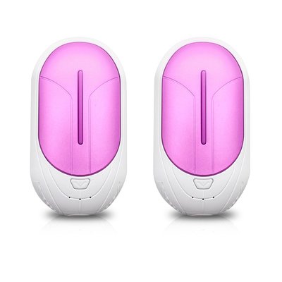 Electric Hand Warmers - Pink & White