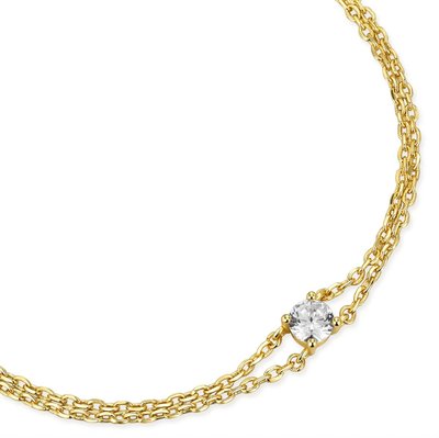 Split-Chain Brilliant Cut Bracelet
