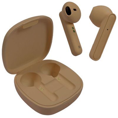 Wireless Earbuds & Charging Case -Desert Sand