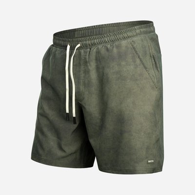 Swim Short - Acid Wash Green