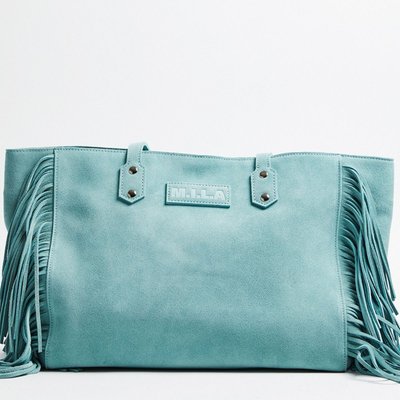 Cher Suede Bag - Teal