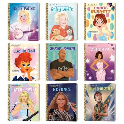 Little Golden Hardcover Book Set of 9 - Biographies