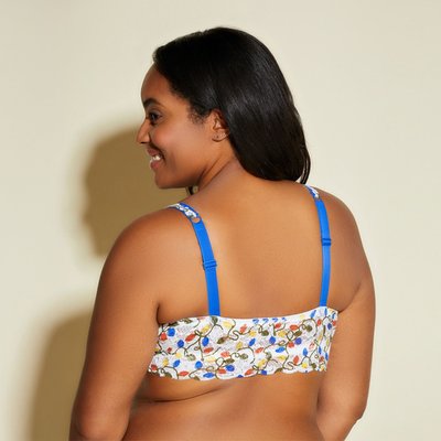 Never Say Never Printed Extended Sweetie Bralette (36DD- 40DD)