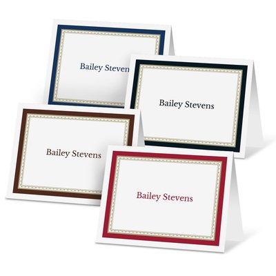 Folded Note Card Collection - Classic Border