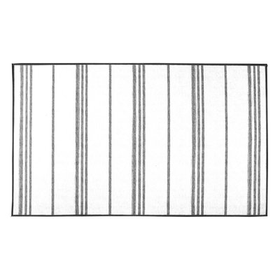 Stripe Rug - Grey/White