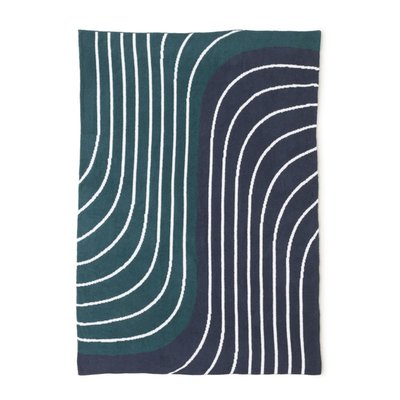 Cozychic Endless Road Blanket - Dark Emerald Multi