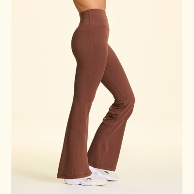 Ava Flare Legging - Chocolate