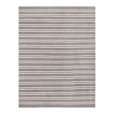 Double Stripe Blanket - Beach Rock/Cream