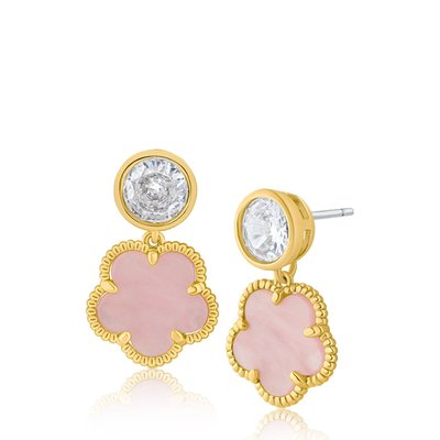 Clover Charm Earrings - 4 Color Options