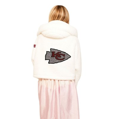 Sports Logo Cropped Sherpa Lounger Jacket - 10 Style Options