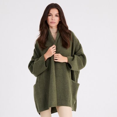 BO - Cashmere Cocoon Cardigan - Forest