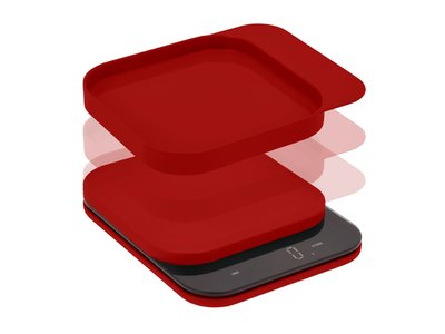 MENSURA Kitchen Scale - Red