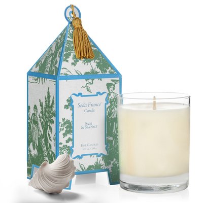 Pagoda Candle - Sage & Sea Salt