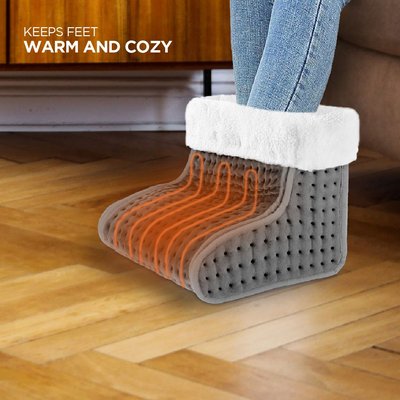 Foot Warmer/Heating Pad - Brown