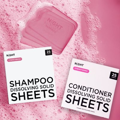 Shampoo & Conditioner Sheets (50 Pack)