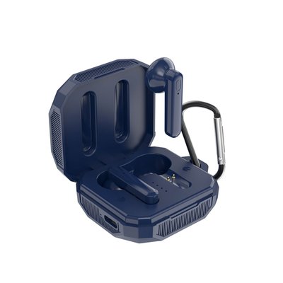 Solar Wireless Earbuds - Navy