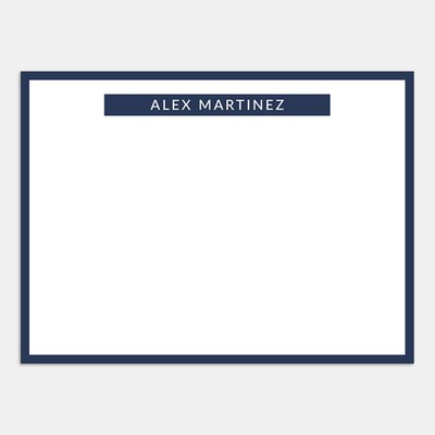 Flat Note Cards - Modern Minimalist