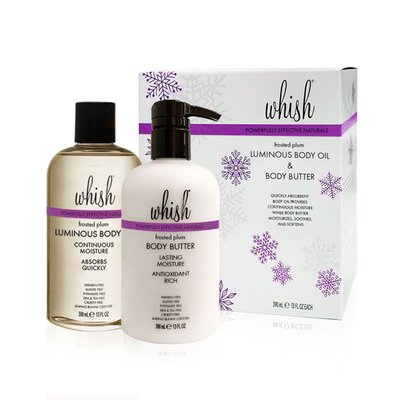 Body Oil + Body Butter Duo - Frosted Plum