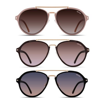 Aviator Sunglasses (Set of 3) - 4 Style Options