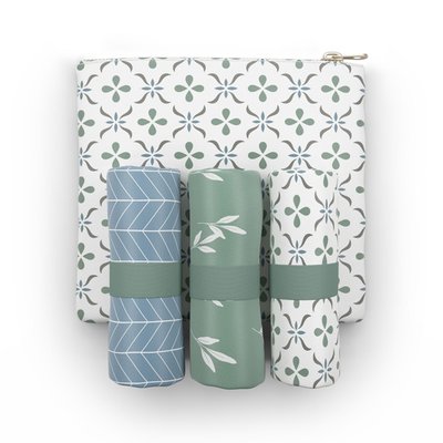Reusable Tote Bags. Medium Pack (Set of 3) - Sage