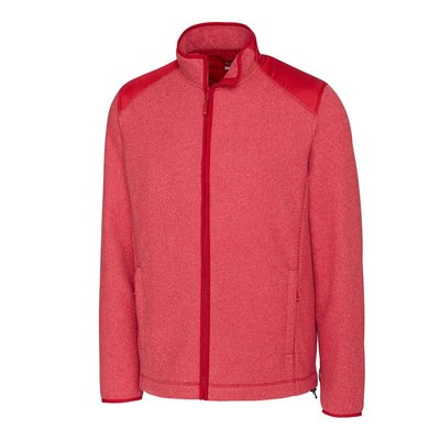 Cedar Park Microfleece Full Zip - Cardinal Red Heather