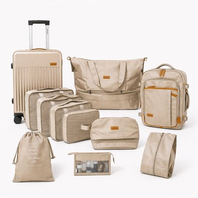 Luggage & Travel Set (4-Piece) - Mushroom