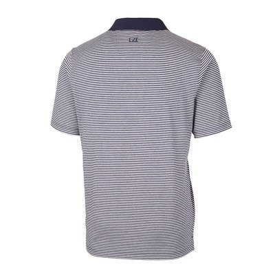 Forge Tonal Stripe Stretch Polo - Liberty Navy