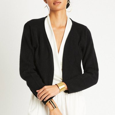 Katharine Cashmere Cardigan - Black