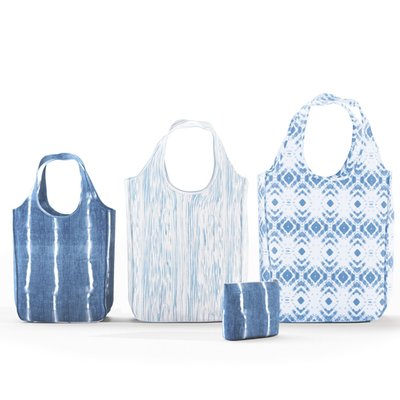 Reusable Tote Bags, Combo Pack (Set of 3)