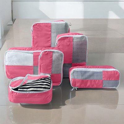 Packing Cubes (Set of 6) - Pink