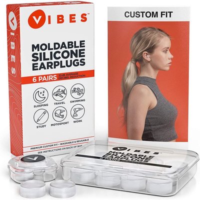 Moldable Silicone Earplugs - White