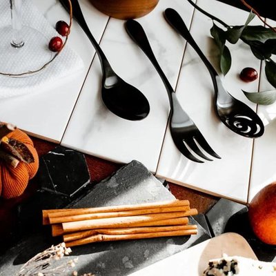 Serving (3-Piece Set) - Black Matte