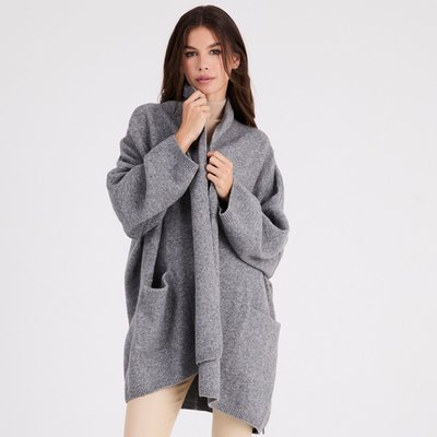 BO - Cashmere Cocoon Cardigan - Gray