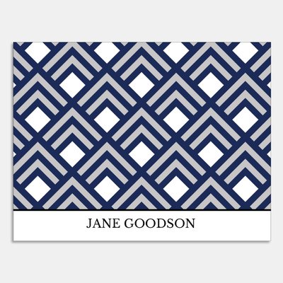 Folded Note Card Collection - Geometric Pattern