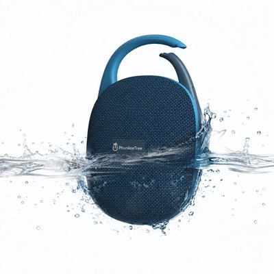 Waterproof Clip-On Speaker - Navy