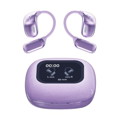 3-in-1 AI Smart Translator Earphones - Purple