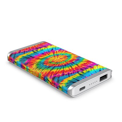 Leather Wireless Power Bank - Tie Dye