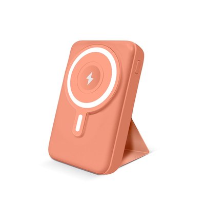 Wireless Charging Battery & Stand - Sunset Coral