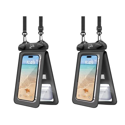 Waterproof Transparent Pouches - Black