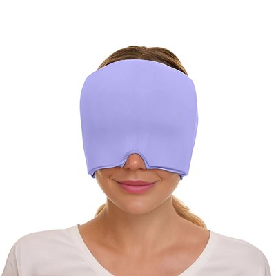 Cold/warm Soothing Head Wrap - Lavender