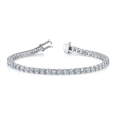 Cannes Midi Tennis Bracelet - Platinum