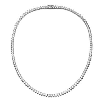 Genevive Cannes Nr.3 Classic Necklace - Platinum