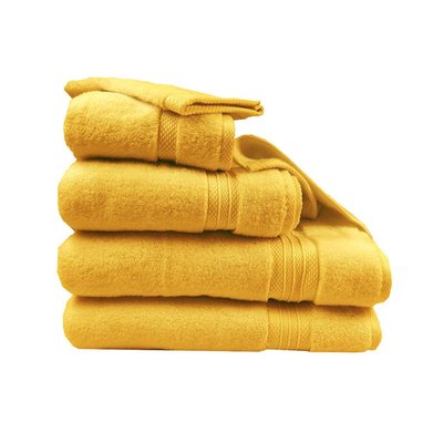 6 Piece Bath Towel Set - Saffron