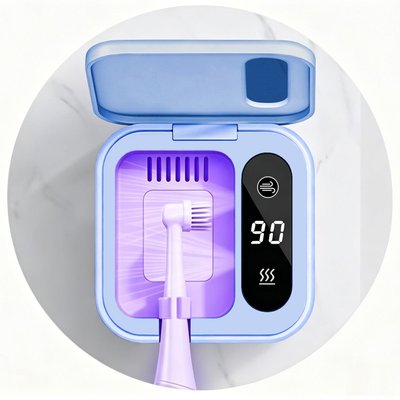 Toothbrush Sanitizer + Dryer - Blue