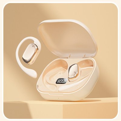 Over Ear Bluetooth Earbuds - Gold