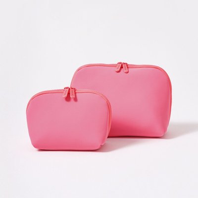Makeup Pouch (Set of 2) - 7 Color Options