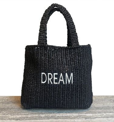 Crochet Tote - Dream - Black